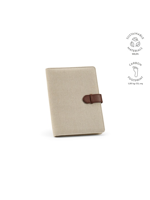 AO™ Eliot A5 Folder — Mapă A5 din bumbac reciclat