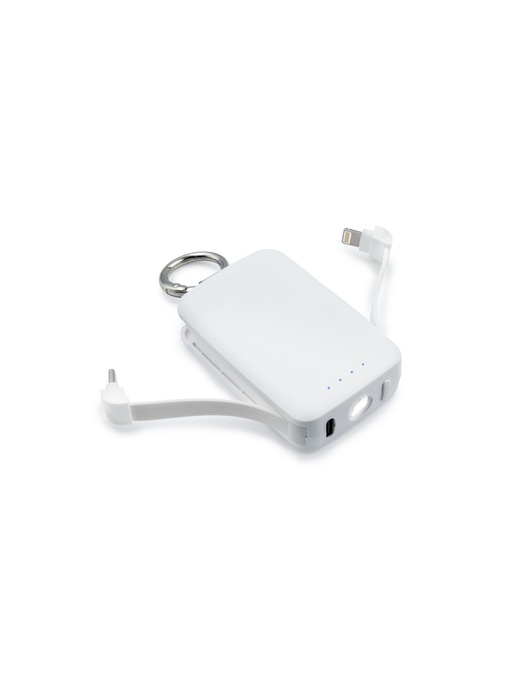 AX™ Power bank 4000 mAh, carabiner and 1W light | Dimetrice