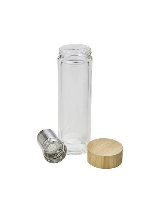 AX™ Termos din sticlă 420 ml cu sită pentru oprirea resturilor