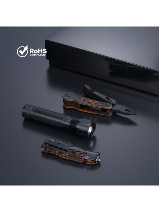 Co™ OPTIMA SET III: MULTITOOL, CUȚIT DE SALVARE ȘI LANTERNĂ MARE