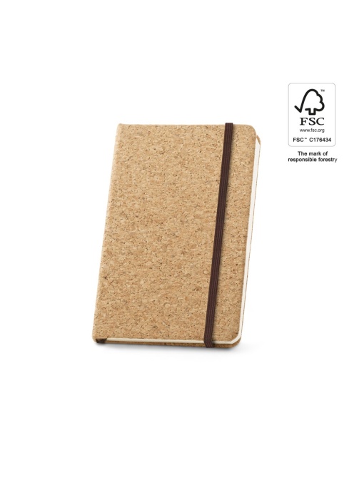 hi!™ HAWKINS Caiet de buzunar din plută cu pagini simple, din material certificat FSC™ și alte materiale controlate - Img 1