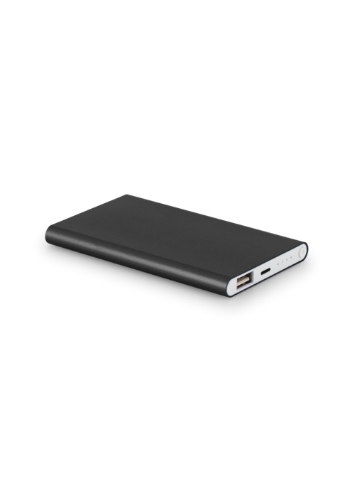 hi!™ MARCET Power bank slim 4.000 mAh din aluminiu reciclat (100% rAL) și ABS reciclat (100% rABS)