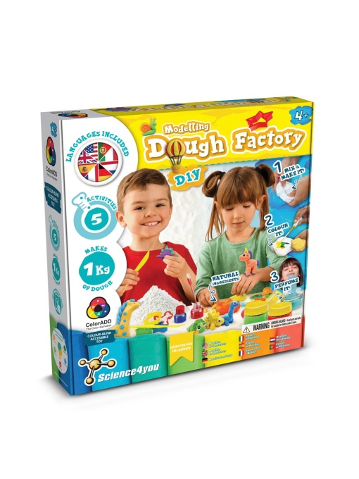 hi!™ Modeling Dough Factory Kit I Joc educațional pentru copii