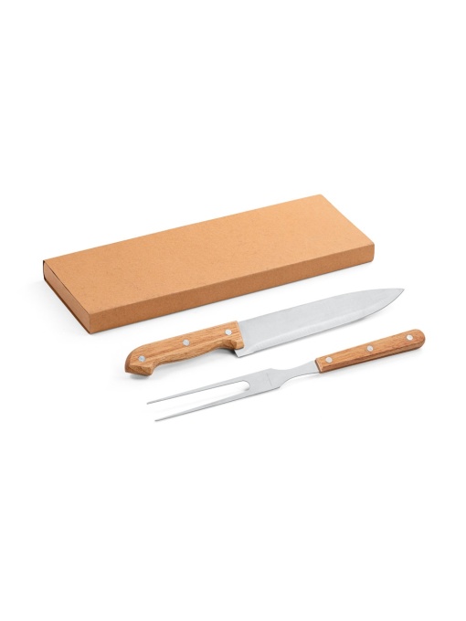 hi!™ SALSA 2-piece grill set in stainless steel and bamboo