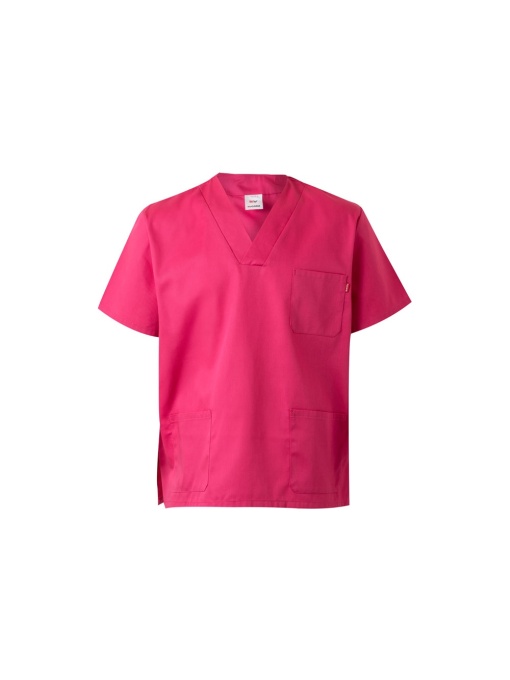 hi!™ VL ILLAPA Twill tunic (190g/m²) with short sleeves, polyester (65%) and cotton (35%)