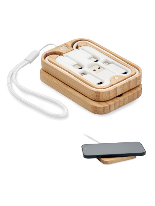 MO™ Chargoo – Încărcător wireless 15W din bam