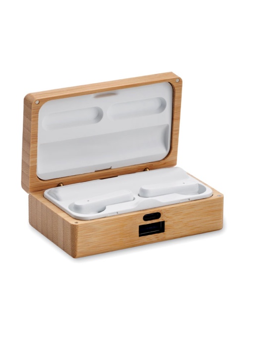MO™ Orebam – TWS earphones in bamboo case