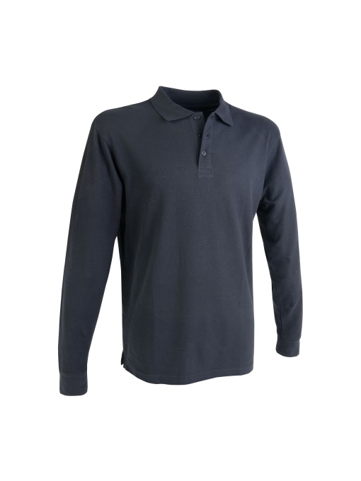 ON™ 100% piqué cotton (180 g/m2) short-sleeved polo shirt with two-button collar