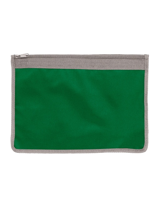 ON™ 420D polyester brief folder, zip closure