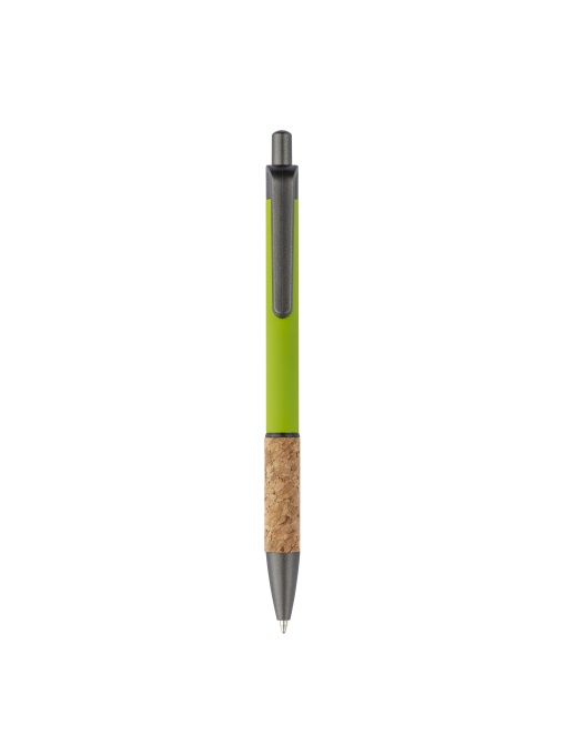 ON™ Aluminum pen with cork handle, burnished clip, top and tip