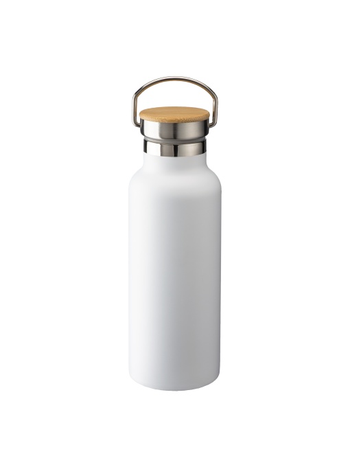 ON™ Double wall stainless steel insulating vacuum flask with bamboo lid (500 ml)
