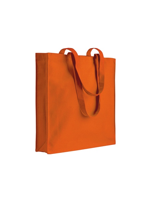 ON™ 220 g/m2 cotton shopping bag, long handles and gusset