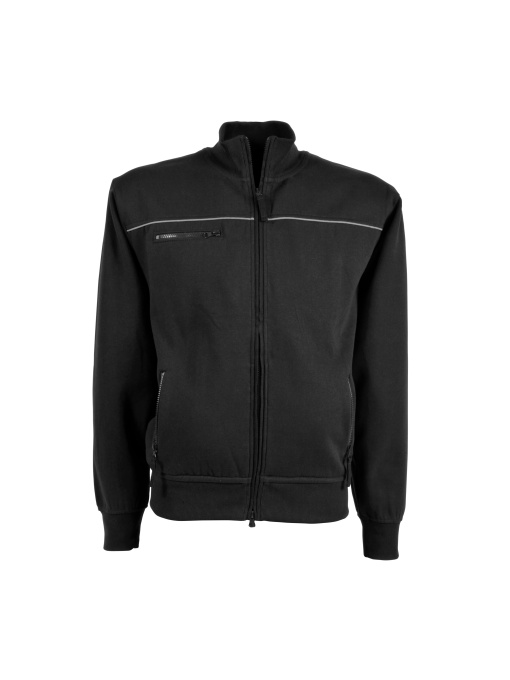 ON™ Men sweatshirt with full zipper, 60% cotton/40% polyester (280 g/m2), with 3 zipped pocket - Img 1