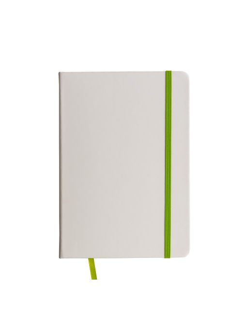 ON™ Notebook cu elastic colorat, foi dictando, semn de carte satinat