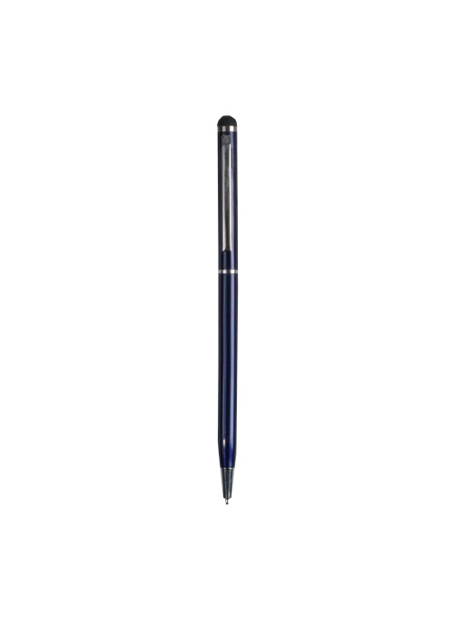 ON™ Twist pen with metal clip and barrel, and matching touchscreen rubber tip