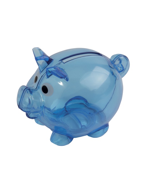 ON™ Pușculiță mini din plastic, reîncărcabilă, cu capac