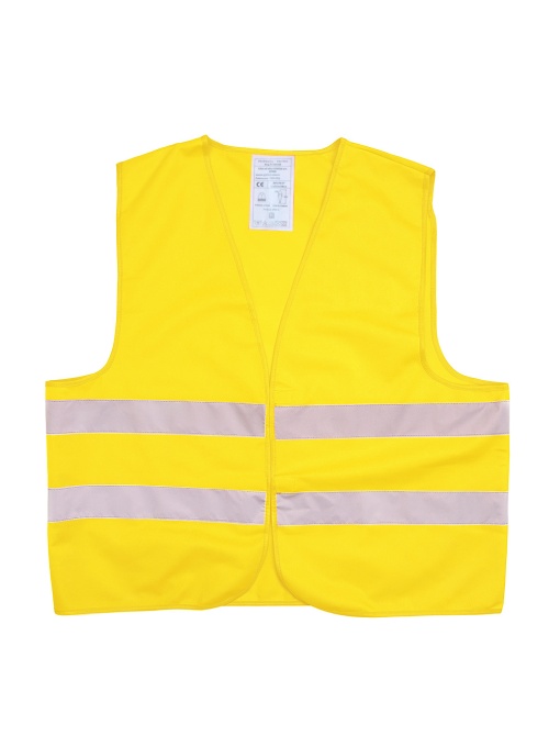 ON™ Vestă fluorescentă din poliester cu vizibilitate ridicată, benzi reflectorizante (EN ISO 20471). Mărime unică