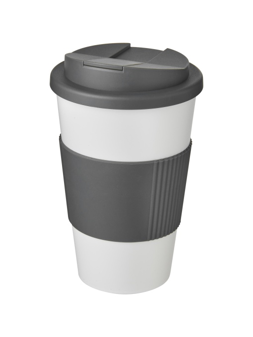 PF™ Americano® 350 ml tumbler with grip &amp; spill-proof lid