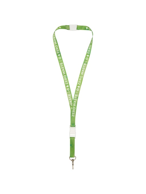 PF™ Balta recycled PET lanyard with safety breakaway and buckle