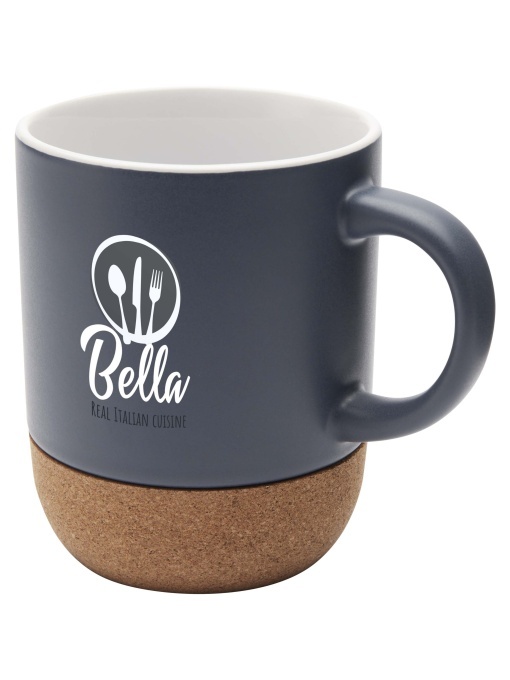 PF™ Billie 300 ml ceramic mug with cork details and matt finish - Img 1