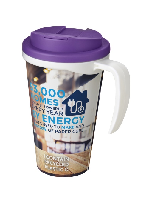 PF™ Brite-Americano® Grande 350 ml mug with spill-proof lid