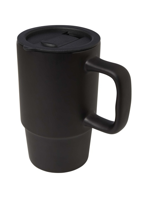 PF™ Carter 450 ml ceramic mug with plastic lid - Img 1
