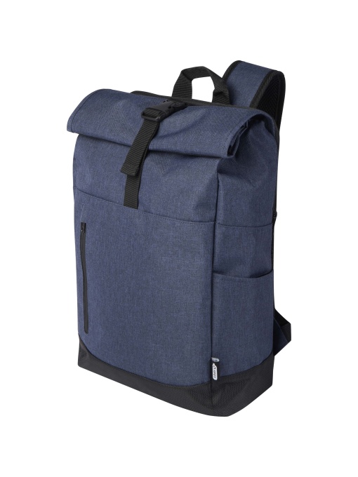 PF™ Hoss 15.6" GRS recycled roll-up laptop backpack 12L