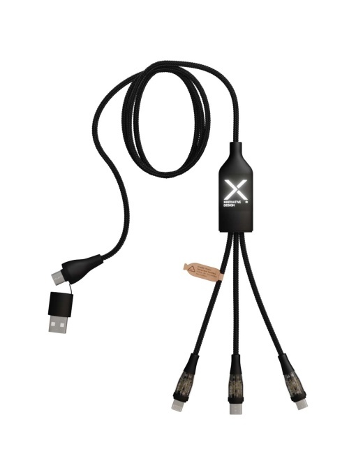 PF™ SCX.design C50 5-in-1 fast charging 100W/5A cable with digital display