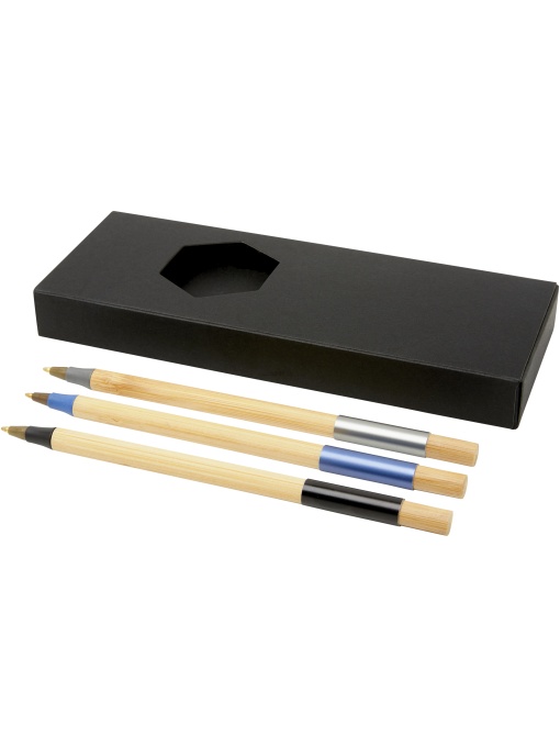 PF™ Set de 3 pixuri din bambus Kerf