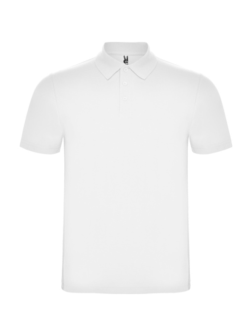 RO™ AUSTRAL | Short-sleeve polo with 1×1 rib collar & 3-button placket | 100 % cotton, piqué | 180 gsm