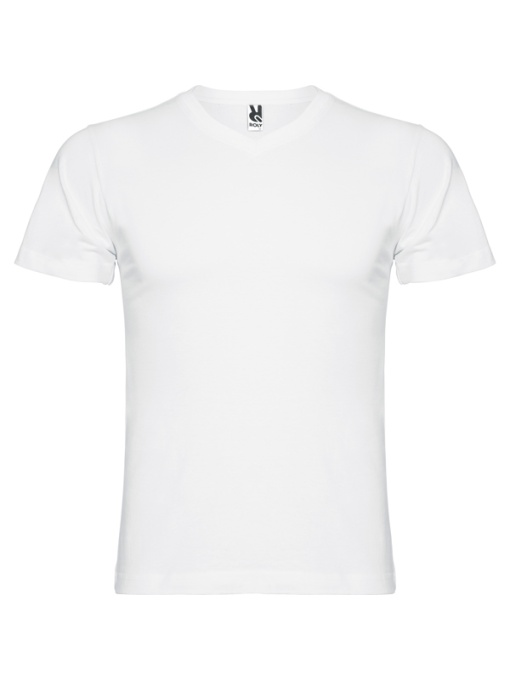 RO™ SAMOYEDO | V-neck tee | 100 % cotton | 155 gsm single jersey (Heather 58: 85 % cotton / 15 % viscose)
