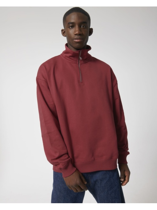 ST/™ Miller Dry – The unisex boxy dry hand feel quarter zip sweatshirt