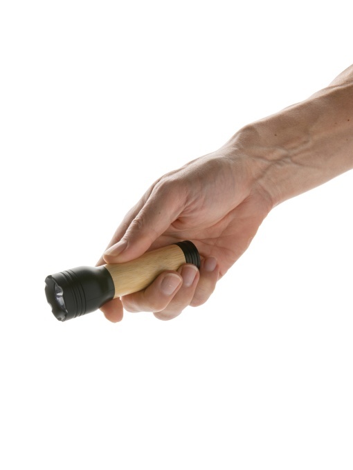 XD™ Lucid 1W RCS certified recycled plastic &amp; bamboo torch - Img 1