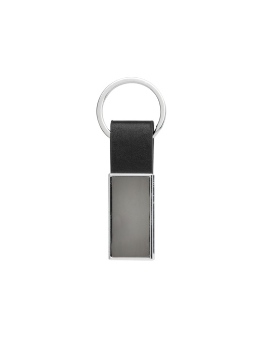 XD™ Luxury PU keychain RCS recycled zinc alloy