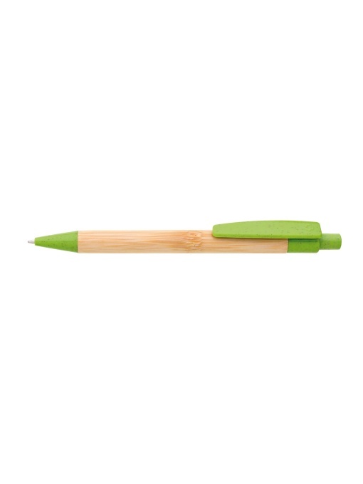 ADO™ BORGO STRAW Bamboo/Straw/Plastic ballpoint pen - Img 1