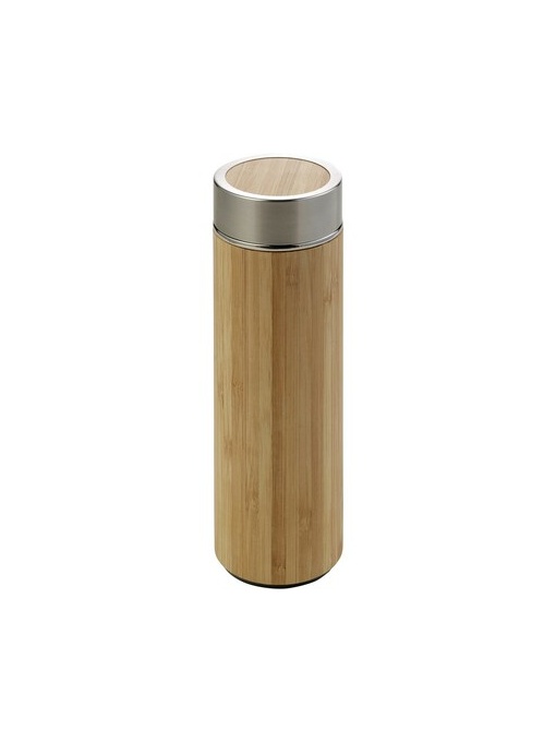 AX™ Bamboo thermos 420 ml with sieve stopping dregs