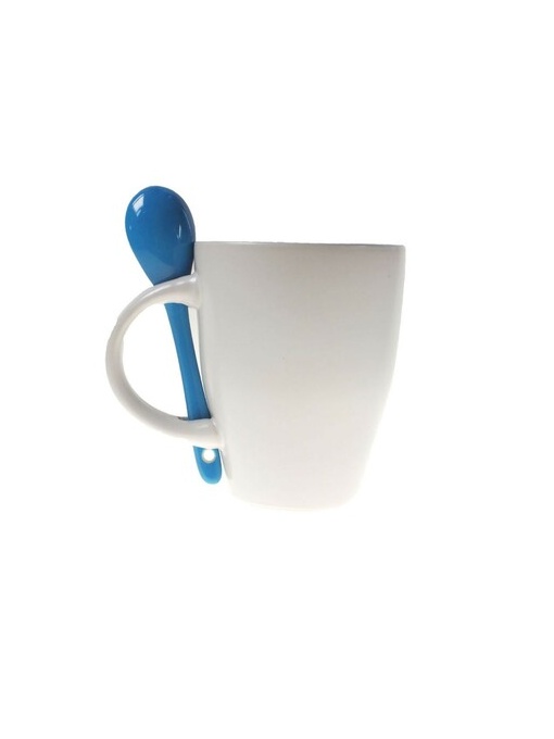 AX™ cană ceramică 300 ml cu linguriță - Img 1
