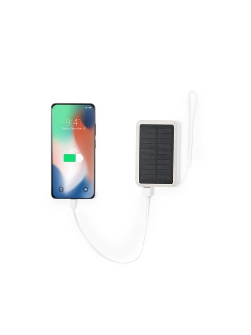 AX™ Power bank din paie de grâu 5000 mAh, încărcător solar