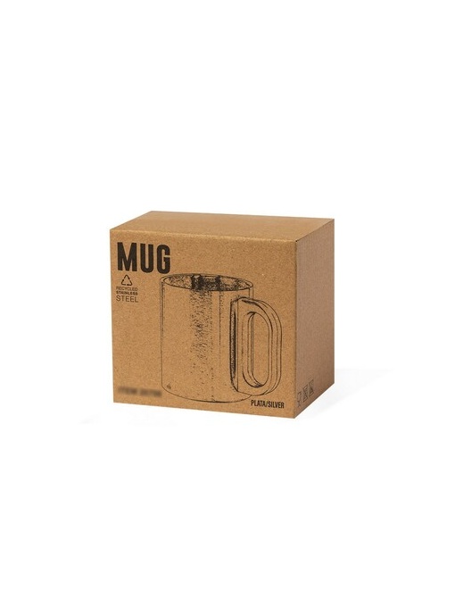 AX™ Recycled stainless steel mug 300 ml - Img 1