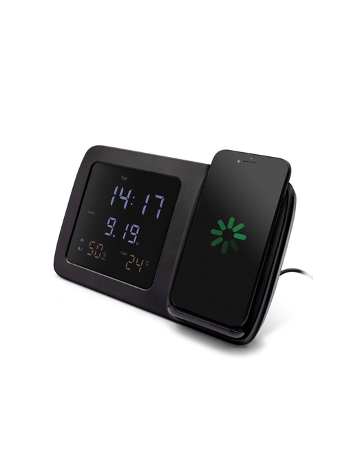 AX™ Wireless charger 5W-15W Exclusive Collection, multifunctional digital clock | Isha