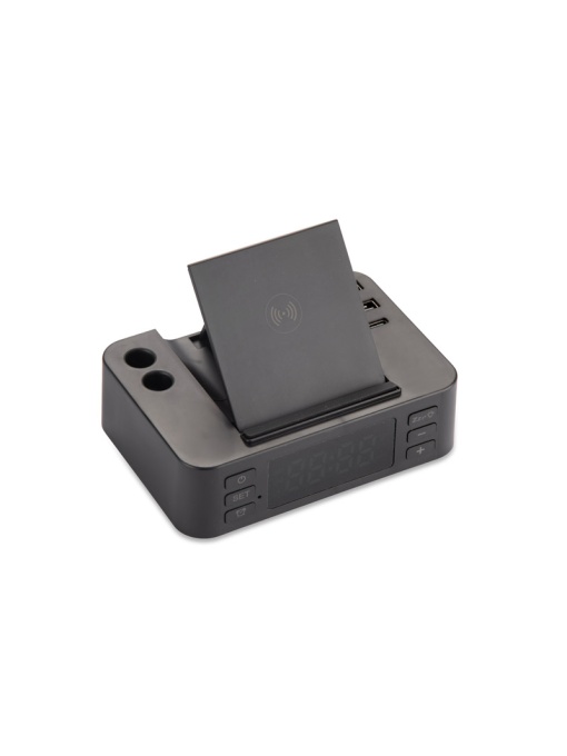 BLUE C™ Alarm clock with inductive charger CLOCKI
