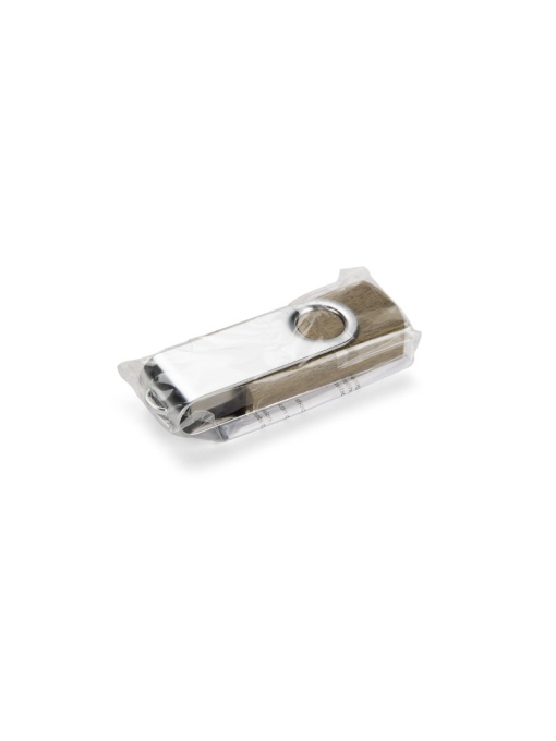 BLUE C™ USB flash drive TWISTER WALNUT 8 GB