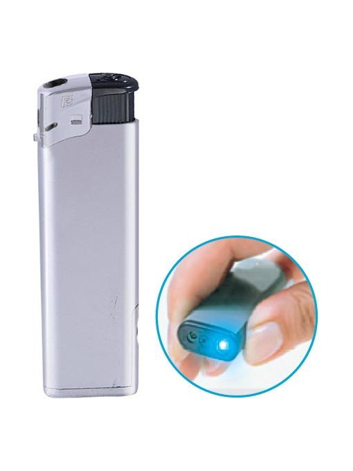 Gathered™ Piezo Flameclub lighter with LED flashlight