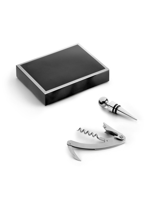 hi!™ BARREL Zinc and stainless steel wine set - Img 1