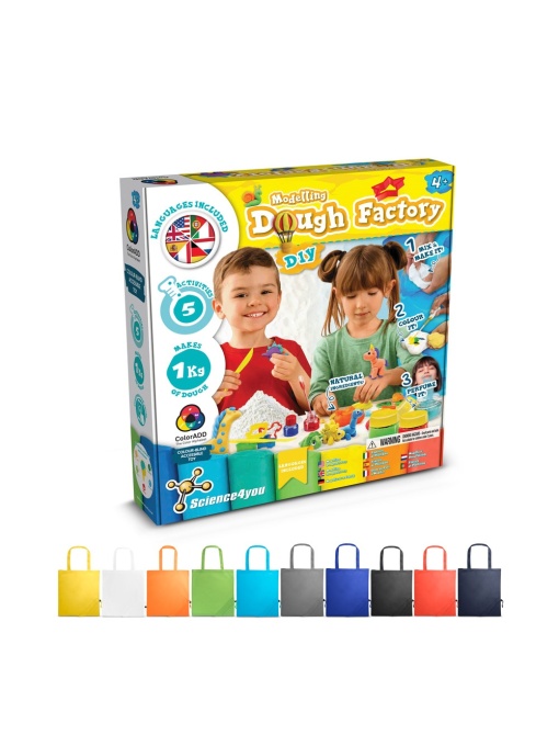 hi!™ Modeling Dough Factory Kit II Educational game supplied with a 190T collapsible gift bag - Img 1
