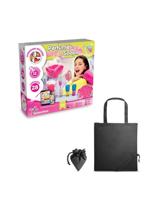 hi!™ Perfume & Soap Factory Kit V Joc educațional furnizat cu o pungă de cadou pliabilă 190T