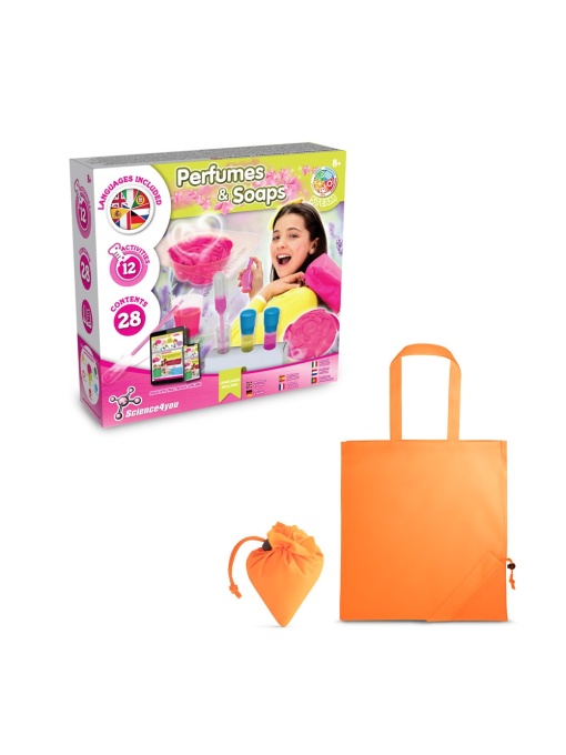 hi!™ Perfume &amp; Soap Factory Kit V Joc educațional furnizat cu o pungă de cadou pliabilă 190T