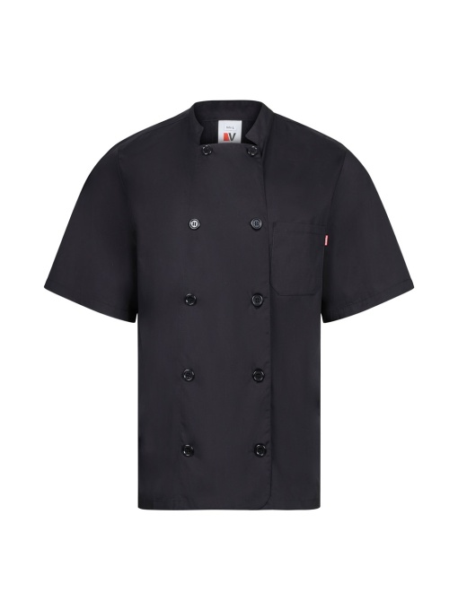 hi!™ VL DURGA Jachetă de bucătărie cu mânecă scurtă din poplin (110 g/m²), din bumbac (35%) și poliester (65%)