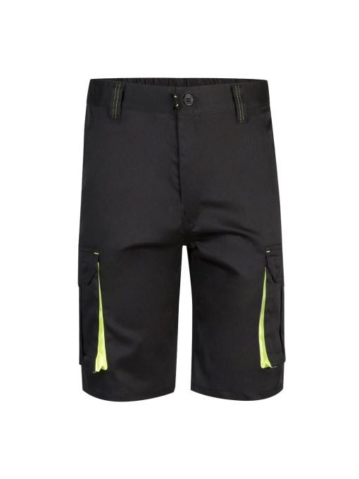 hi!™ VL HEMERA Multi-Pocket Two-Tone Elastic Bermuda (240 g/m²), Cotton (46%), EME (38%) and Polyester (16%)