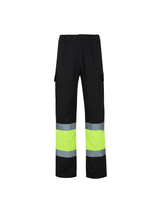 hi!™ VL POSEIDON LARGE Pantaloni din twill cu buzunare multiple în două tonuri (210g/m²), din bumbac (20%) și poliester (80%)